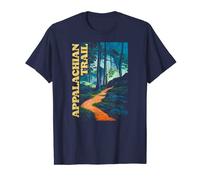 Distressed Appalachian Trail Forest Hiking Retro Camiseta