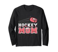 Distressed Cool Hockey Mom Manga Larga
