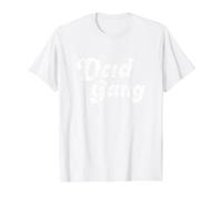 Distressed, Dad Gang, Stay Blessed, Mejor papá, Día del Padre Camiseta gráfica económica, Hombre, Blanco, S