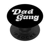 Distressed, Dad Gang, Stay Blessed, Mejor papá, Día del Padre PopSockets PopGrip Adhesivo