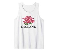 Distressed English Rugby Shirt | England Rugby Football Top Camiseta sin Mangas