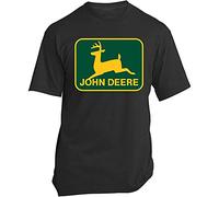 Distressed Retro, Logo, John, Deere, T-Shirt,Unisex T-Shirt (X-Large)