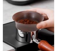 Distribución de cestas para dispositivo de grado barista de 51 mm, se adapta a café espresso de 58 mm, embudo de madera, dosificación de 53 mm para portafiltro para anillo (51 mm)