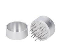 Distribución de pasadores de café con base: dispersión efectiva y acero inoxidable de acero inoxidable + agitador de café manual para disfrutar incluso del café, ideal para el (58 mm)