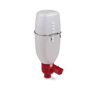 Bebedero para pájaros mini con botella color Rojo