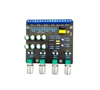 Distribuidor 1 Entrada 4 Salida AUX Hub Selector de señal Interruptor de Fuente for Placa amplificadora(3P)