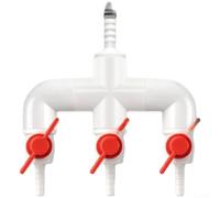 Distribuidor Aire PVC Ajustable para válvula Rotativa Distribuidor(B) | Control para preciso rotativo, flujo 0-, personaliza oxigenación, para ideal acuarios grandes