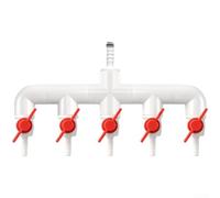 Distribuidor Aire PVC Ajustable para válvula Rotativa Distribuidor(D) | Control para preciso rotativo, flujo 0-, personaliza oxigenación, para ideal acuarios grandes