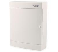 Intratec distribuidor de comunicación de superficie, IP40 - Distribuidor multimedia para hogar completamente conectado, armario para sistemas multimedia, 287 x 361 x 112 mm, blanco