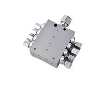 Distribuidor de aceite ajustable, centralizado, Distribuidor progresivo for sistema de lubricación central, presión máxima 30 MPa, 0,17 cc/ciclo, 2-12 salidas