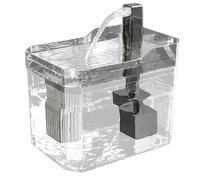 Distribuidor De Agua para Mascotas Semiautomático con Medición Escenario Visual Funcionamiento USB Estación Hidratación Gato Bajo Ruido Manantial Agua para Mascotas Protegido