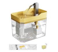 Distribuidor De Agua para Mascotas Semiautomático con Medición Escenario Visual Funcionamiento USB Estación Hidratación Gato Bajo Ruido Manantial Agua para Mascotas Protegido