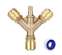 Distribuidor de aire comprimido de 3 compartimentos con 3 acoplamientos, NW 7.2 1/4 AG manguera de aire rápido distribuidor de acoplamiento rápido, distribuidor de aire comprimido suave, distribuidor