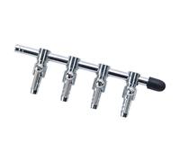 Distribuidor de aire Fishank de acero inoxidable, válvulas de control de flujo de distribución de aire para acuarios domésticos y comerciales, accesorio para acuarios