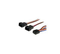 Distribuidor de alimentación de ventilador - STARTECH - FAN4SPLIT12 - 31 cm - 2 ventiladores PWM en 1 conector