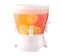 Distribuidor de Bevande - Distribuidor de 5,3 L Con Rubinetto - Girevole | A Stagna Con TRE Scomparti | Contenitore Per Acqua Per Succhi | Tè Freddo | Limonata Cold BRE