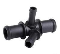 Distribuidor de brida de refrigerante para Golf para jetta para passat para tiguan para a3 para octavia 1.2 1.4 para tsi pieza de repuesto 1K0121087P Negro Plástico Durable Fácil Montaje Compatible