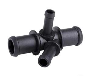 Distribuidor de brida de refrigerante para Golf para jetta para passat para tiguan para a3 para octavia 1.2 1.4 para tsi pieza de repuesto 1K0121087P Negro Plástico Durable Fácil Montaje Compatible