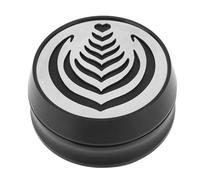 Distribuidor de Café 58mm, Herramienta Ajustable de Acero Inoxidable, Diseño Hueco en Forma de Corazón - Altura Regulable, Tamping Uniforme, Apta para Portafiltros Estándar (negro)