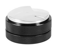 Distribuidor de Café Ajustable, Nivelador de Café 51mm, Acero Inoxidable, Base con 3 Inclinaciones - Mango Antideslizante, Altura Regulable, Uso Profesional y Doméstico (Trébol de 51 mm)