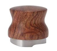 Distribuidor de Café con Mango de Madera de Rosewood, Nivelador de Café de Acero Inoxidable 304, Resistente a la Corrosión, Uniformidad en la Extracción, para Baristas y Uso Domést (58 mm / 2.3in)