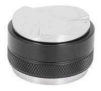 Distribuidor de café de 51 mm con 3 pendientes inclinados, apisonador de café ajustable de doble cabeza y altura regulable, herramienta niveladora de acero inoxidable para portafil