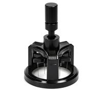 Distribuidor de Café Espresso 58mm giratorio Negro Giratorio con Base Magnética Herramienta WDT Café con 8 Agujas Acero Inoxidable 304 Agitador Café Expreso Eje Regulable Anti Salpicaduras y Rapido