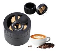 Distribuidor de café espresso con agujas de acero inoxidable de 0,3 mm y diseño de engranaje magnético, ideal para baristas