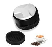 Distribuidor de Café, Nivelador de Acero Ioxidable 304, 51 mm/2 inHerramienta para Nivelar el Café Molido, Accesorio de Barista, para un Café Molido, Negro