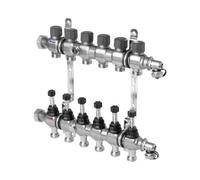 Distribuidor De Circuito De Calefacción Viega 1010 En Acero Inoxidable De 4 Vías