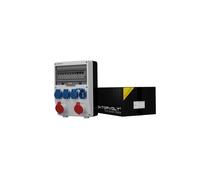 Distribuidor de construcción TD-S/FI 2x16A 4x230V enchufes