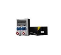 Distribuidor de construcción TD-S/FI 32A 16A 4x230V DV-2466-F