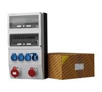 Distribuidor de corriente Doktorvolt eXT-S/FI 32A 16A 4x230V Schuko ...