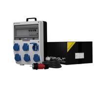 Distribuidor de corriente Doktorvolt TD-S/FI 6x230V tomas Mennekes con...