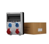 Distribuidor de corriente ECO 1x32A 1x16A 2x230V franz/belg sistema Doktorvol...