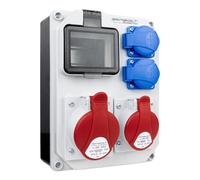 Distribuidor de corriente Hl 32A 16A 2x230V Centro Distribución Energía Portátil