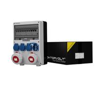 Distribuidor de corriente IP54 TD-S/FI 16A 32A 4x230 Distribuidor de...