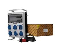 Distribuidor de corriente portátil TD-S/FI 6 x 230 V Mennekes Tomas Schuko Distribuidor de corriente con cable Doktorvolt® 9351