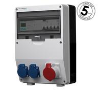 Distribuidor de corriente pTD-S/FI 16A 2x230V 3P contador SIEMENS y...