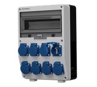 Distribuidor de corriente TD 8x230V franz/belg sistema Doktorvolt 6893