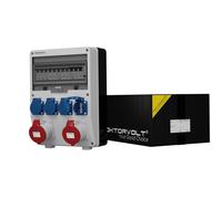 Distribuidor de construcción TD-S/FI 2x32A 4x230V DV-2190-D