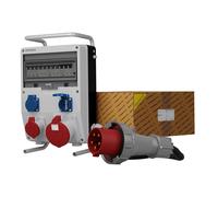 Distribuidor de energía para construcción TD-S/FI 1x63A 1x16A 2x230V cable...