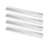 Distribuidor de llama universal para parrilla de gas, 29,8 cm a 53,3 cm, cubierta de quemador ajustable para la mayoría de barbacoas de gas, Landmann, Enders, Taino, Barbacoa, Proficook, placas de