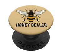 Distribuidor de Miel Divertido Apicultor Amante de Las Abejas PopSockets PopGrip Adhesivo
