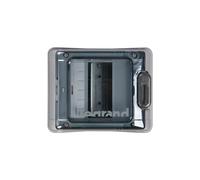 Distribuidor de módulos 1x6 empotrado IK09 IP65 puerta 601936