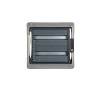 Distribuidor de módulos 2x18 empotrado IK09 IP65 puerta 601946