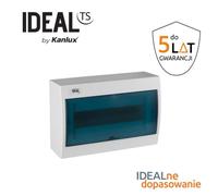 Distribuidor de módulos plástico 1x12 sobre encimera IDEAL 23612
