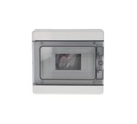 Distribuidor de módulos PV 1x8 puerta empotrada transp. EC62008E