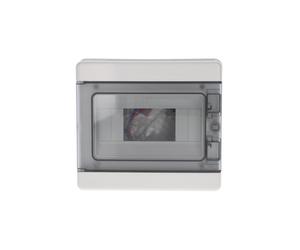 Distribuidor de módulos PV 1x8 puerta empotrada transp. EC62008E