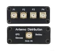 Distribuidor de señal de navegación 1 a 4 para sistemas GPS Beidou GLONASS con impedancia de 50 ohmios e interfaz RF hembra